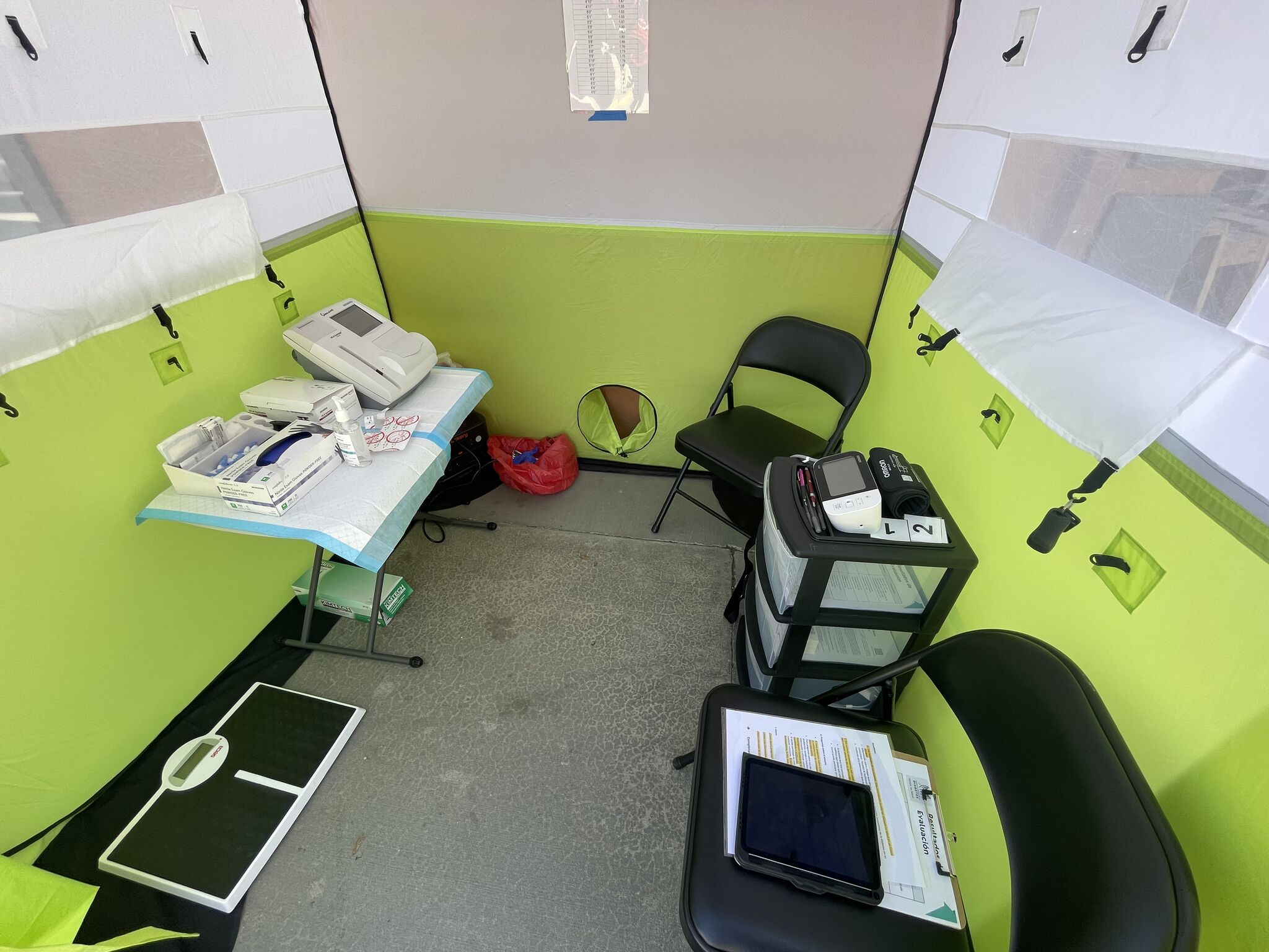 mobile screening unit